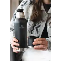 Termos Obiadowy Ze Sztućcami Stanley 750ml Black