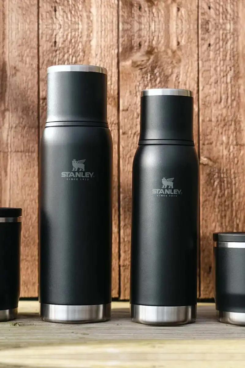 Termos Obiadowy Ze Sztućcami Stanley 750ml Black