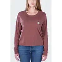 Koszulka z Długim Rękawem Carhartt Light Sable