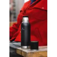 Termos Obiadowy Ze Sztućcami Stanley 1L Black