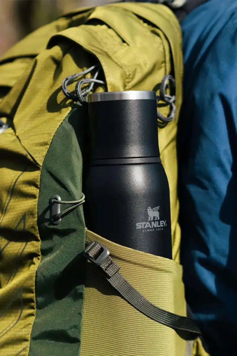 Termos Obiadowy Ze Sztućcami Stanley 1L Black