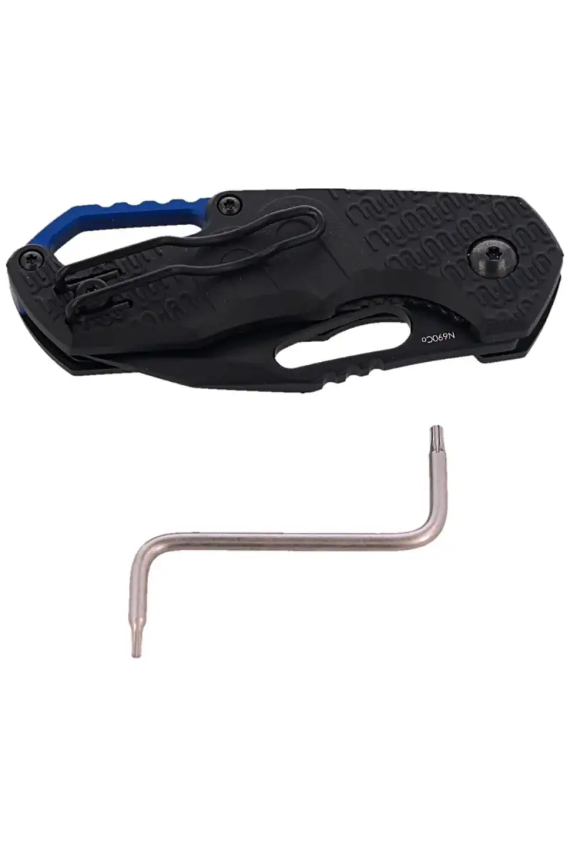 Nóż MKM Isonzo Clip Point Black FRN, Black Idrogli