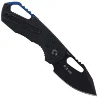 Nóż MKM Isonzo Clip Point Black FRN, Black Idrogli
