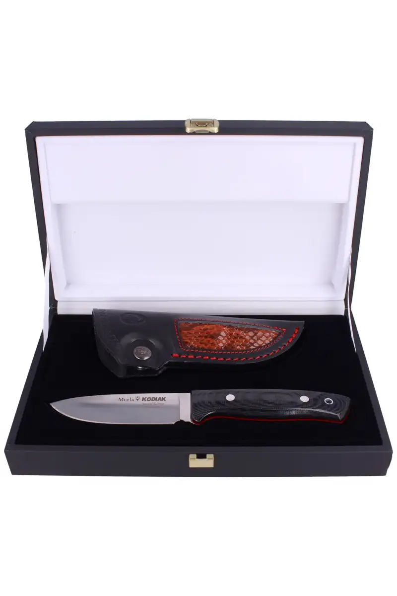 Nóż Muela Kodiak Black Micarta, Satin RWL34 (KODIA