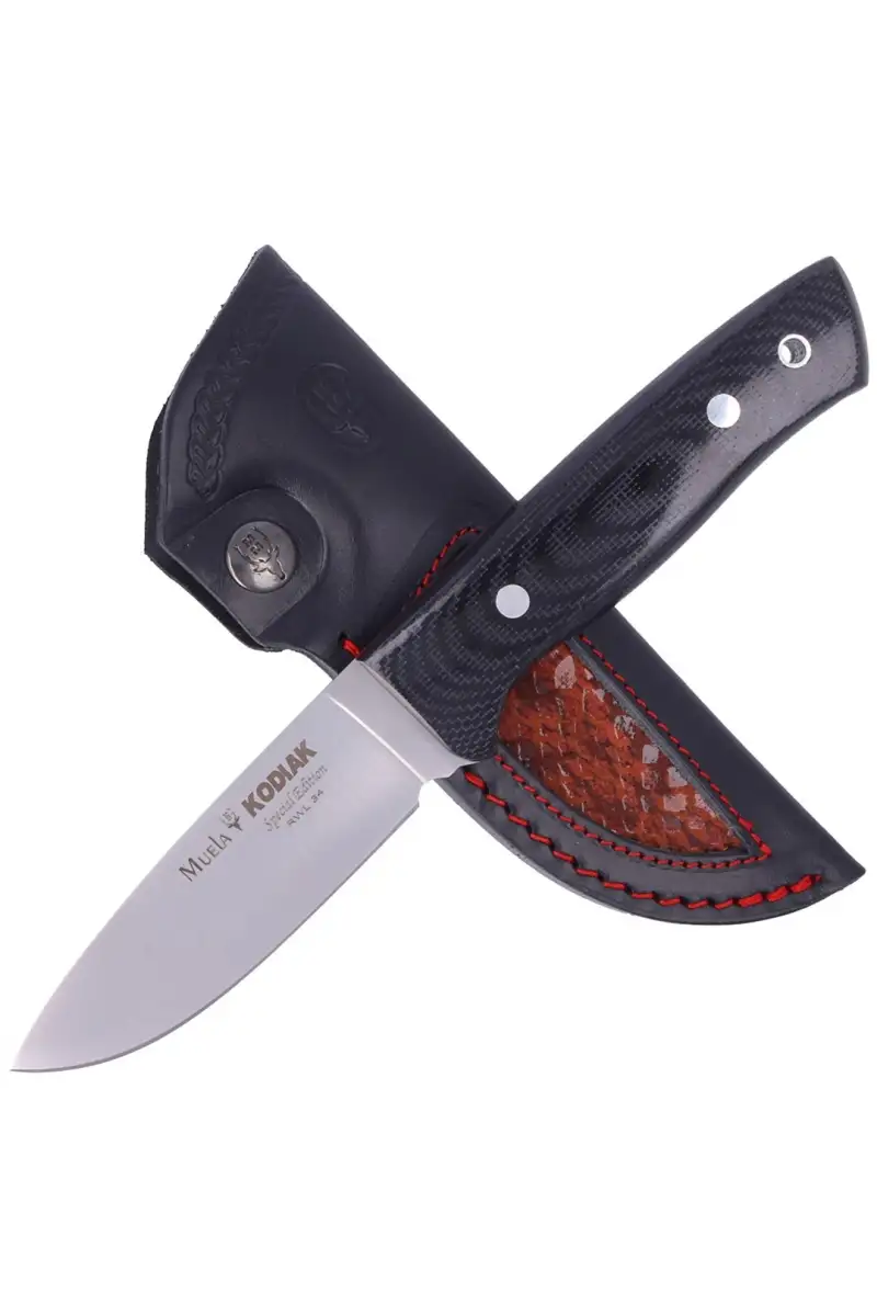 Nóż Muela Kodiak Black Micarta, Satin RWL34 (KODIA