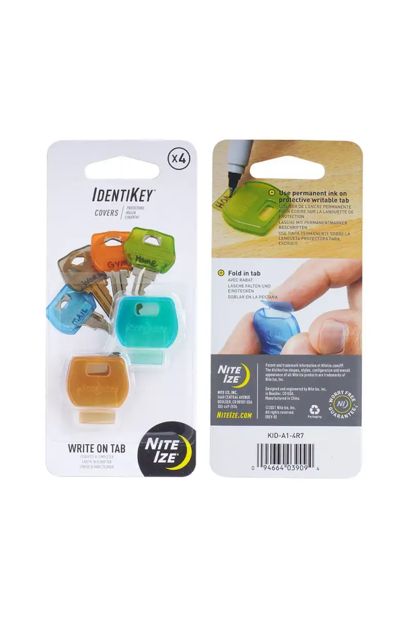 Osłony identyfikacyjne NiteIze na klucze IdentiKey