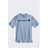 Koszulka Carhartt Core Logo Fog Blue