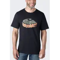 Koszulka Carhartt Heavyweight Camo C Black
