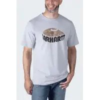 Koszulka Carhartt Heavyweight Camo C Heather Gray