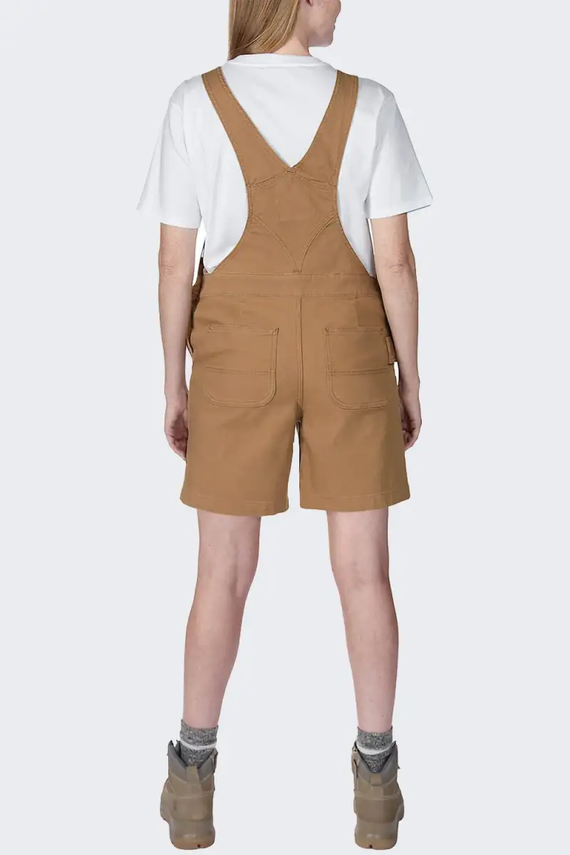 Krótkie Ogrodniczki Carhartt Rugged Canvas Brown