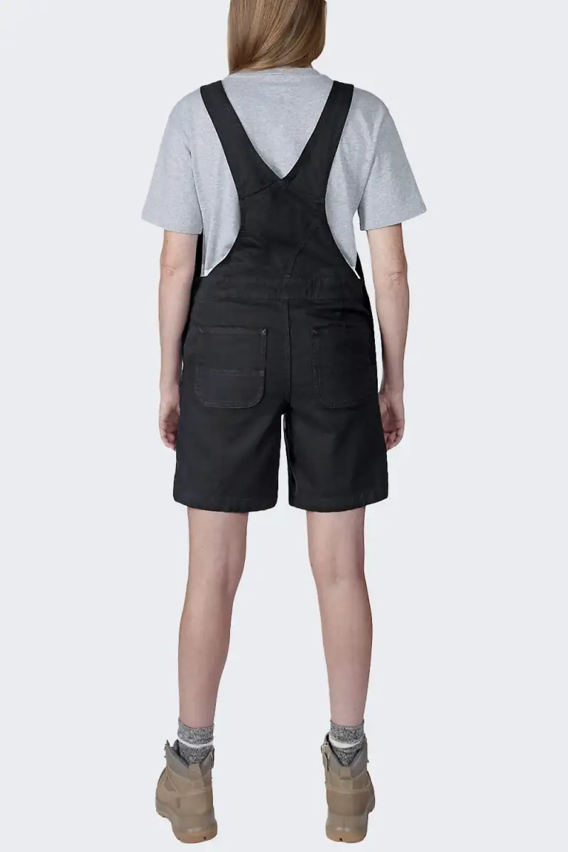 Krótkie Ogrodniczki Carhartt Rugged Canvas Black