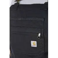 Krótkie Ogrodniczki Carhartt Rugged Canvas Black