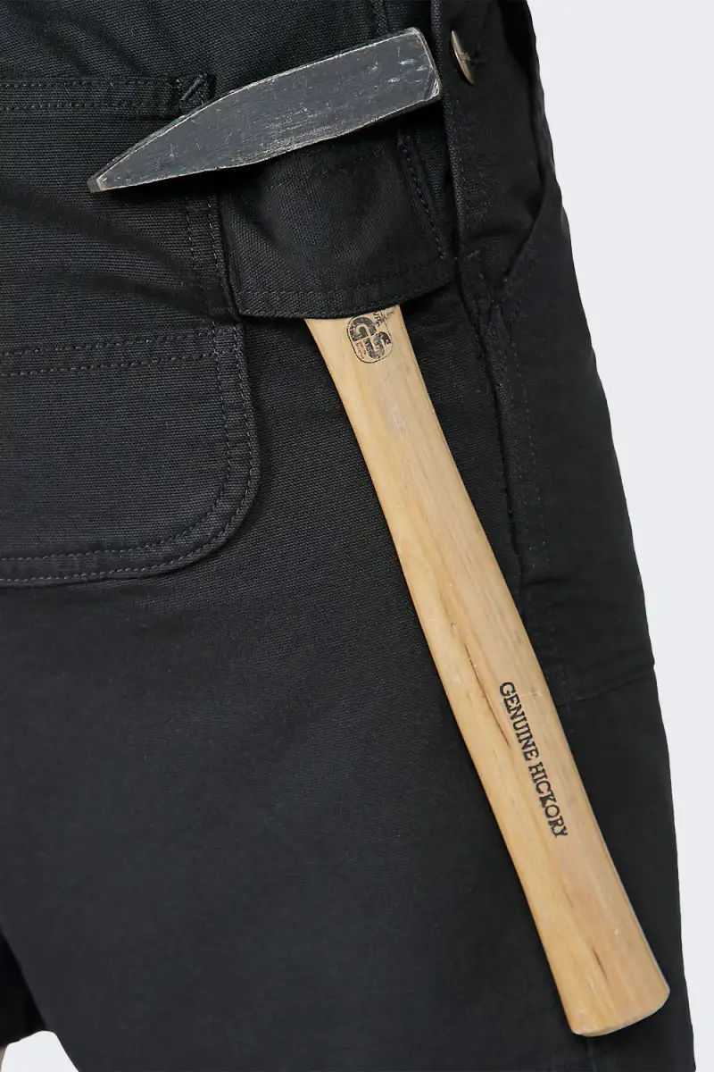 Krótkie Ogrodniczki Carhartt Rugged Canvas Black