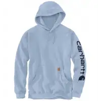 Bluza Carhartt Mid Signature Sleeve Logo Fog Blue