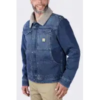Kurtka Jeansowa Carhartt Denim Sherpa Beech