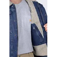 Kurtka Jeansowa Carhartt Denim Sherpa Beech