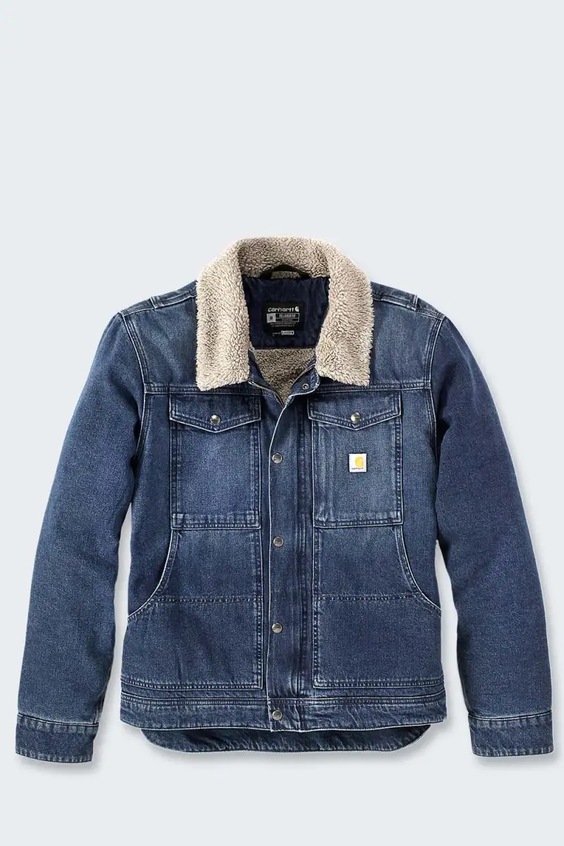 Kurtka Jeansowa Carhartt Denim Sherpa Beech