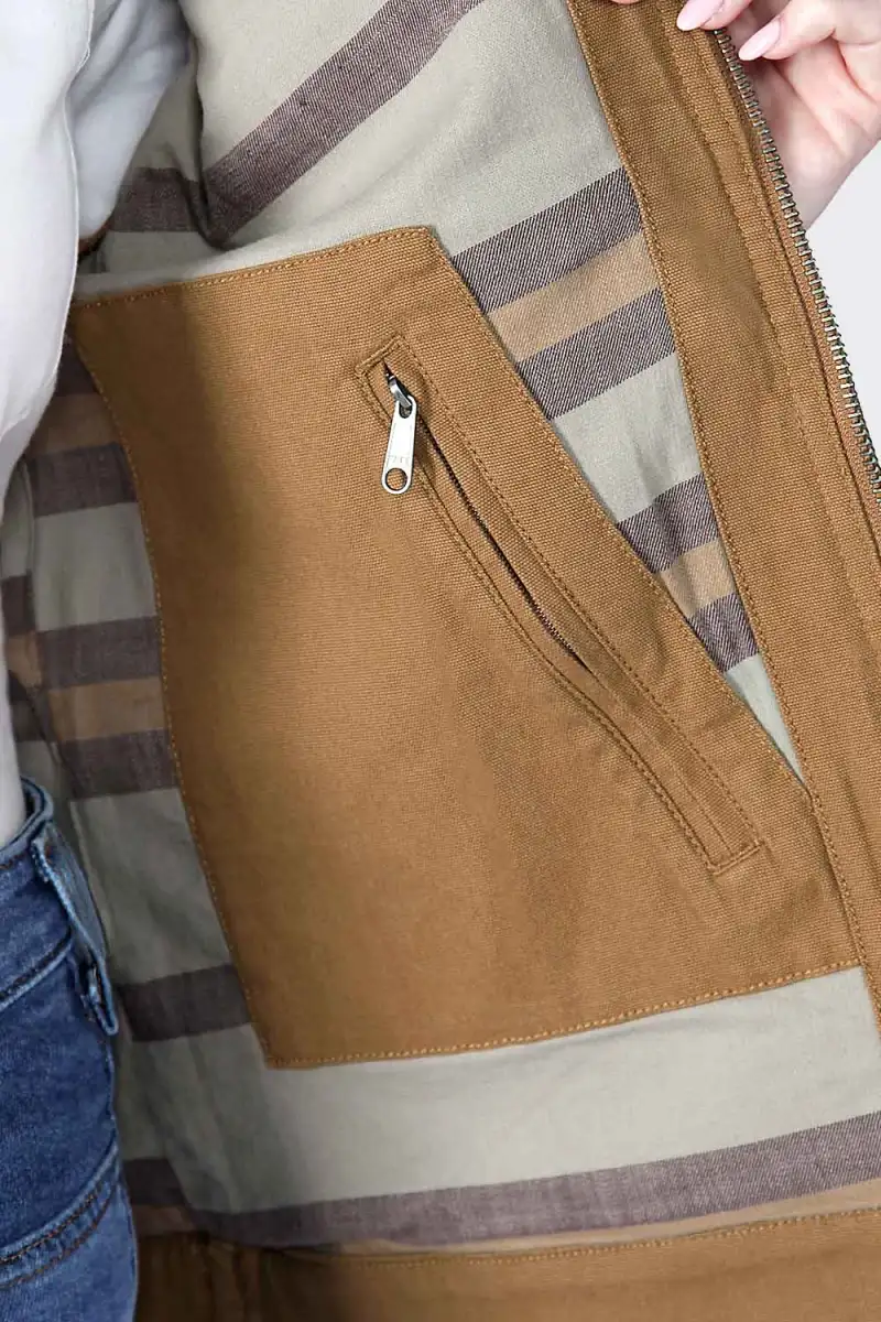 Damska Kurtka Carhartt Detroit Rugged Canvas Brown