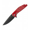 Nóż Womsi Falke RedWhite G10 S90V