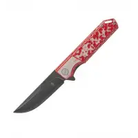 Nóż Womsi Wasp RedWhite G10 S90V