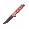 Nóż Womsi Wasp RedWhite G10 S90V