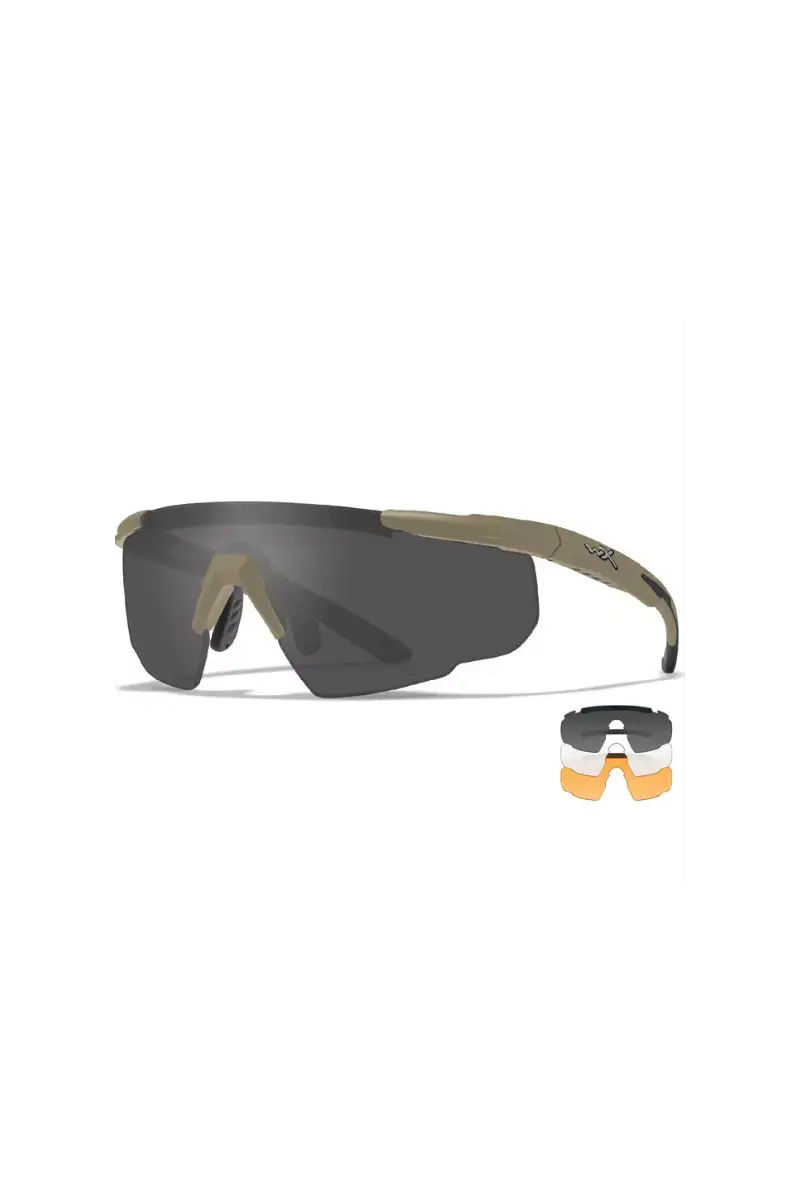 Okulary ochronne Wiley-X Saber Advanced Tan