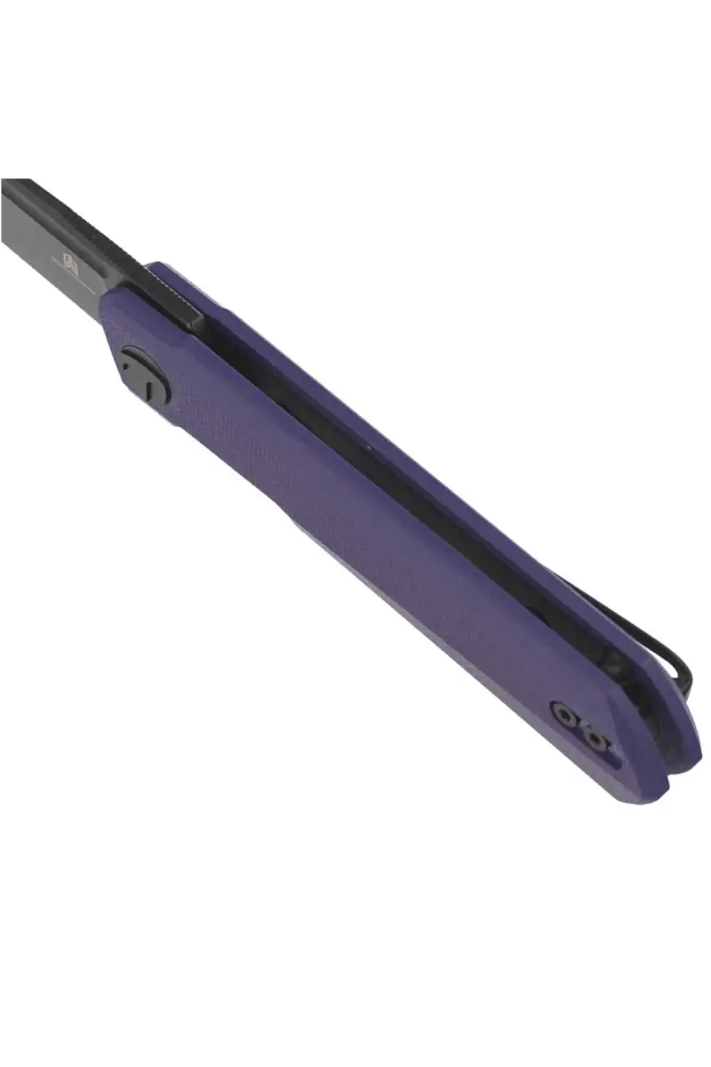 Nóż Bestechman Mini Dundee Purple G10, Black DLC D2 by Ostap Hel (BMK03J)