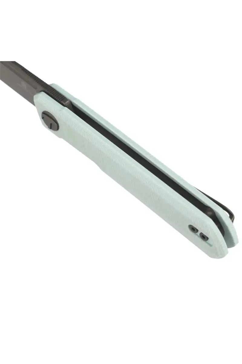 Nóż Bestechman Mini Dundee Ice Cream Blue G10, Grey DLC D2 by Ostap Hel (BMK03G)