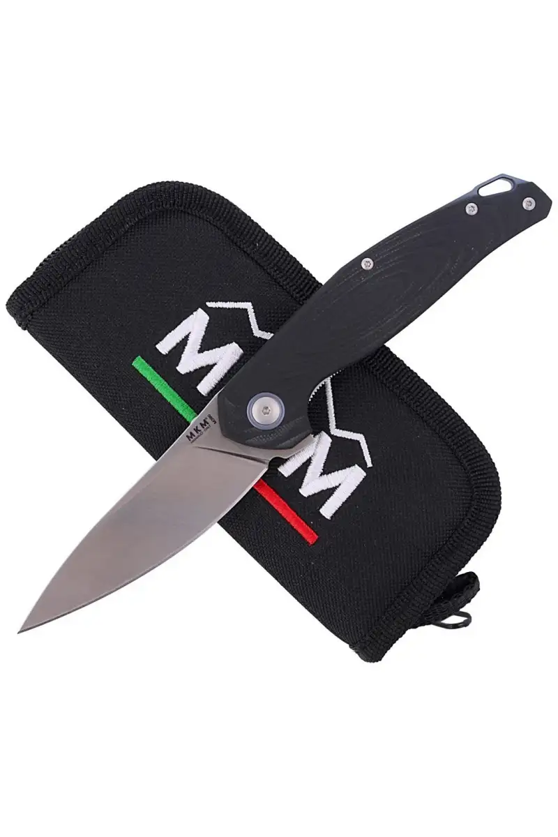 Nóż MKM Goccia Black G10, Satin Finish by Jens Ans