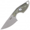 Nóż na szyje MKM Mikro 1 Green Canvas Micarta, Sto