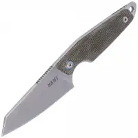 Nóż MKM Makro 2 Green Micarta, Stonewash M390 by V