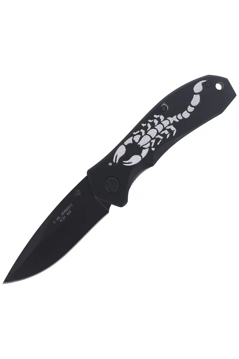 Nóż Herbertz Solingen Scorpion Black Aluminium, Bl