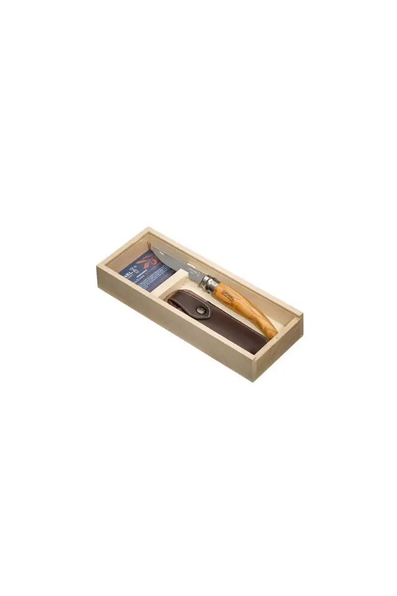 Opinel Nóż Slim Olive opak + etui 10