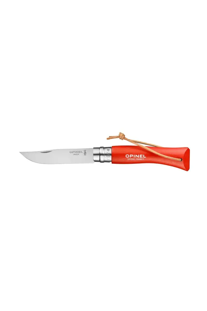 Opinel Nóż Colorama 07 Orange rzemień