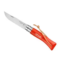 Opinel Nóż Colorama 07 Orange rzemień