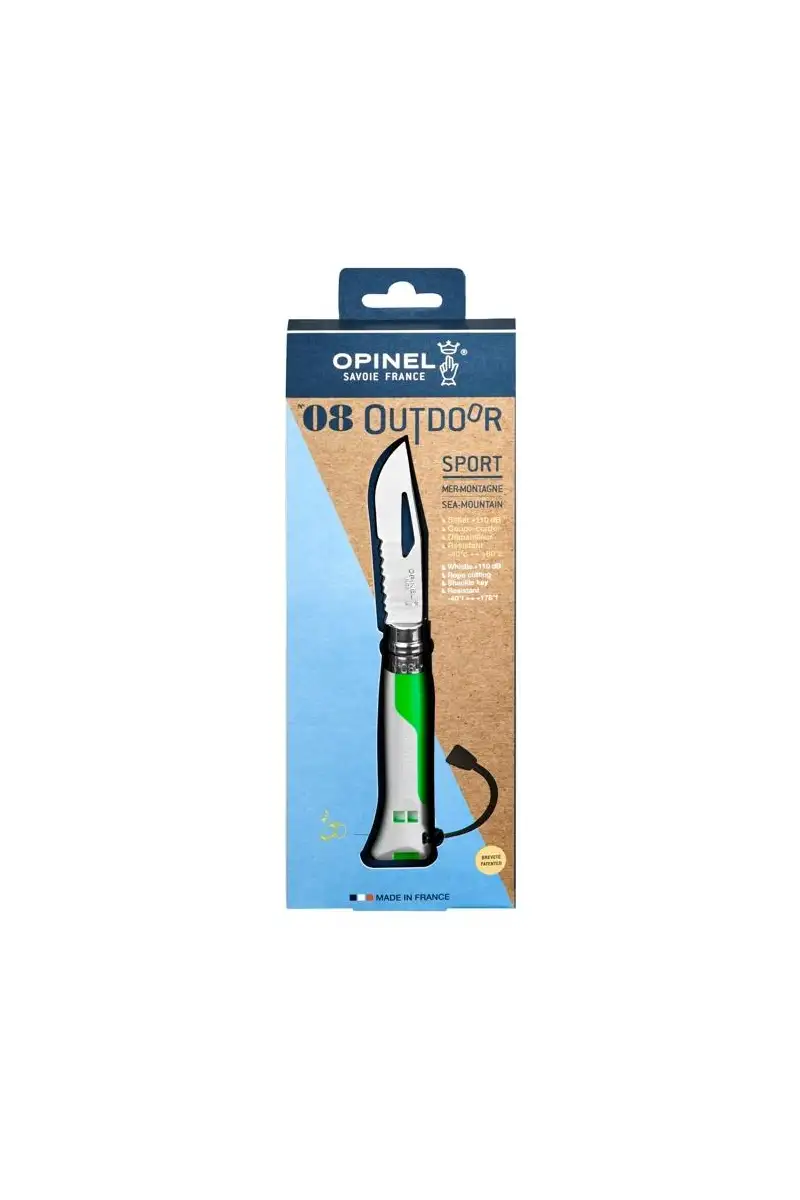 Opinel Nóż Outdoor Fluo Green 08