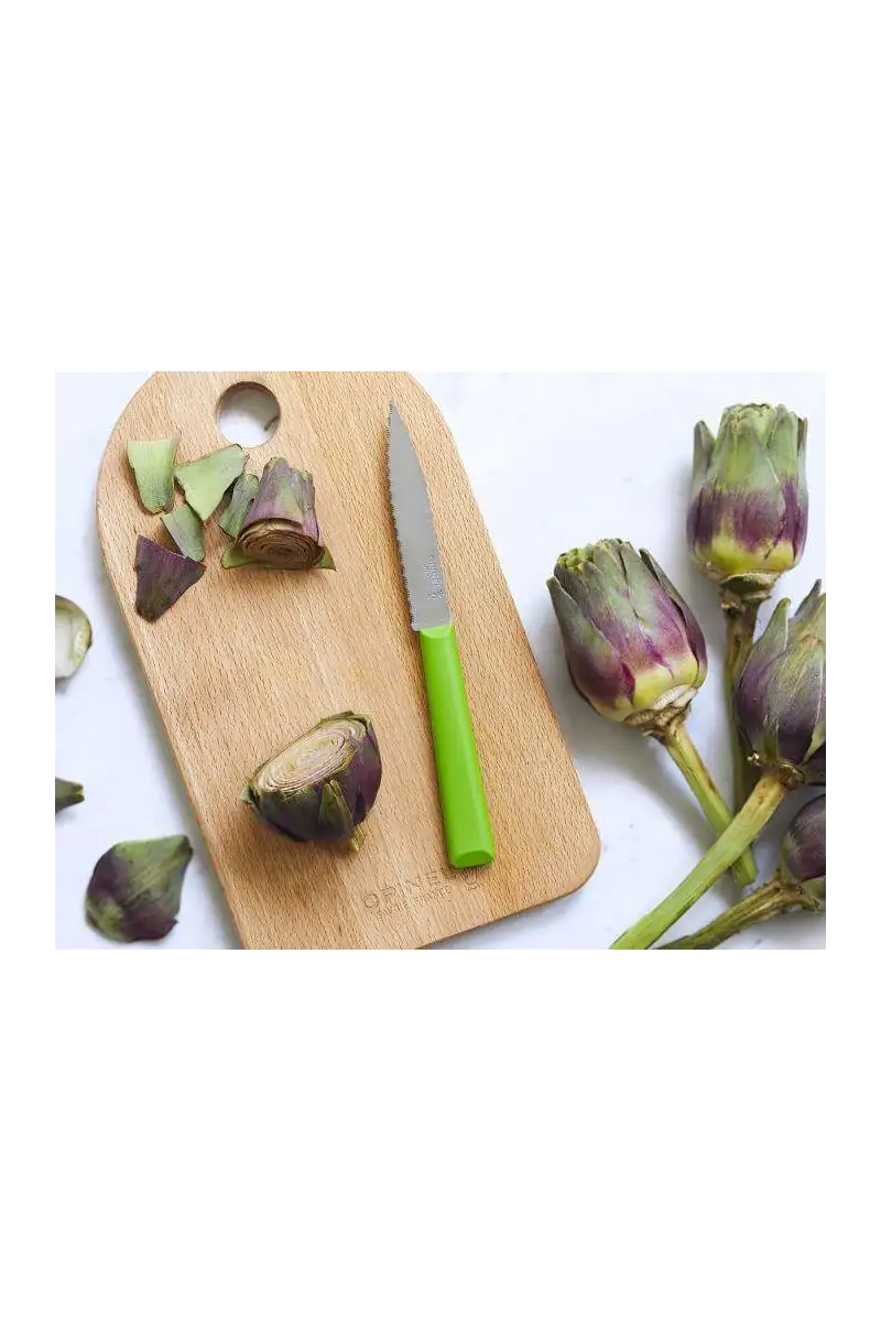 Opinel Les Essentiels Nóż Serrated Green