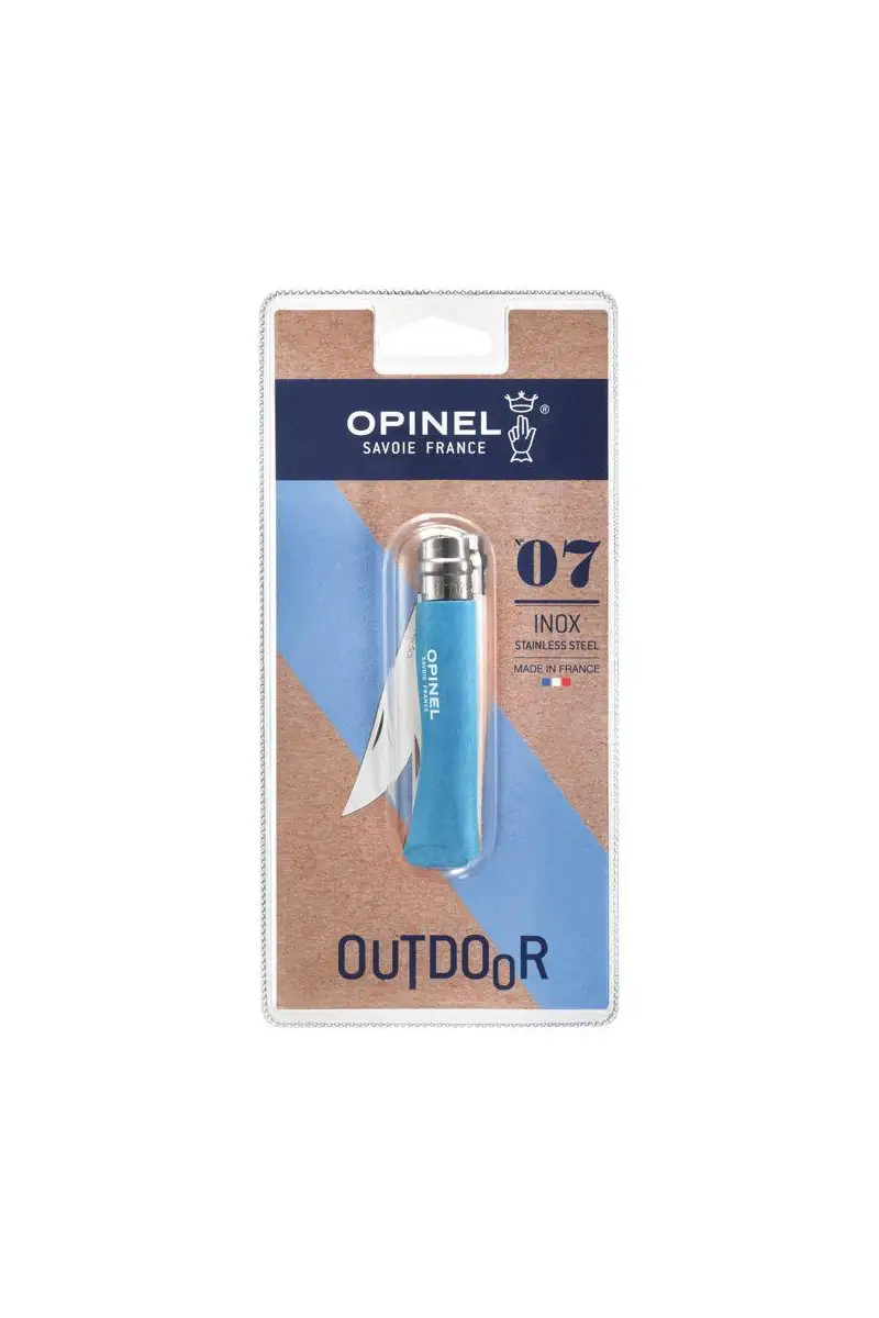 Opinel Nóż Colorama 07 Cyan Blue blister
