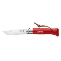 Opinel Nóż Inox Origins Red blister No.08 001981