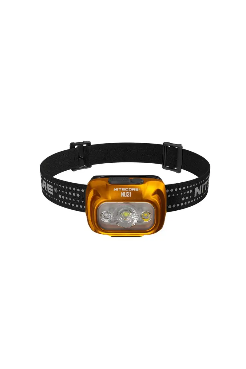 Latarka czołowa Nitecore NU31 pomarańczowa