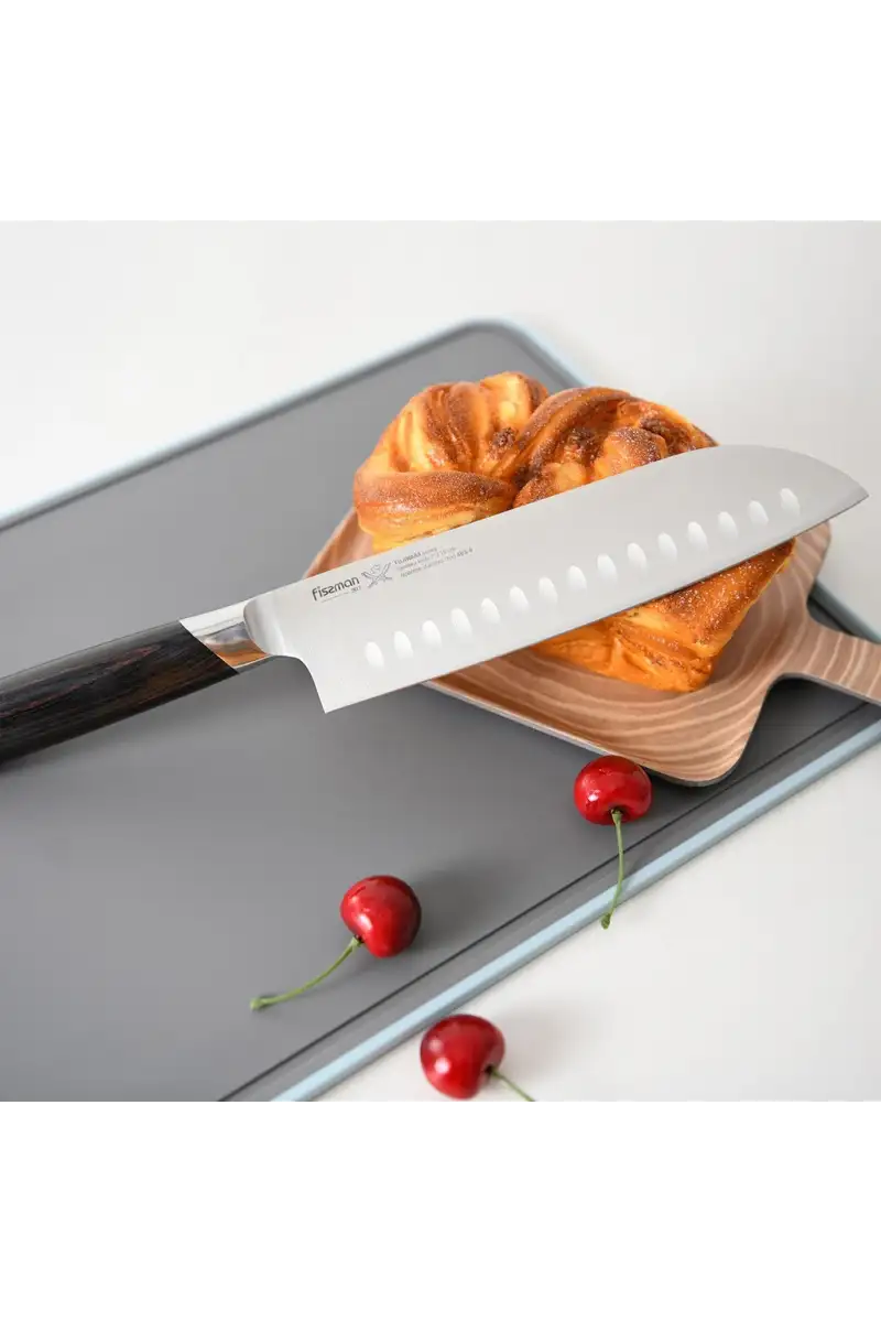 Nóż Santoku Kulle 18 cm Fissman Fujiwara 2817