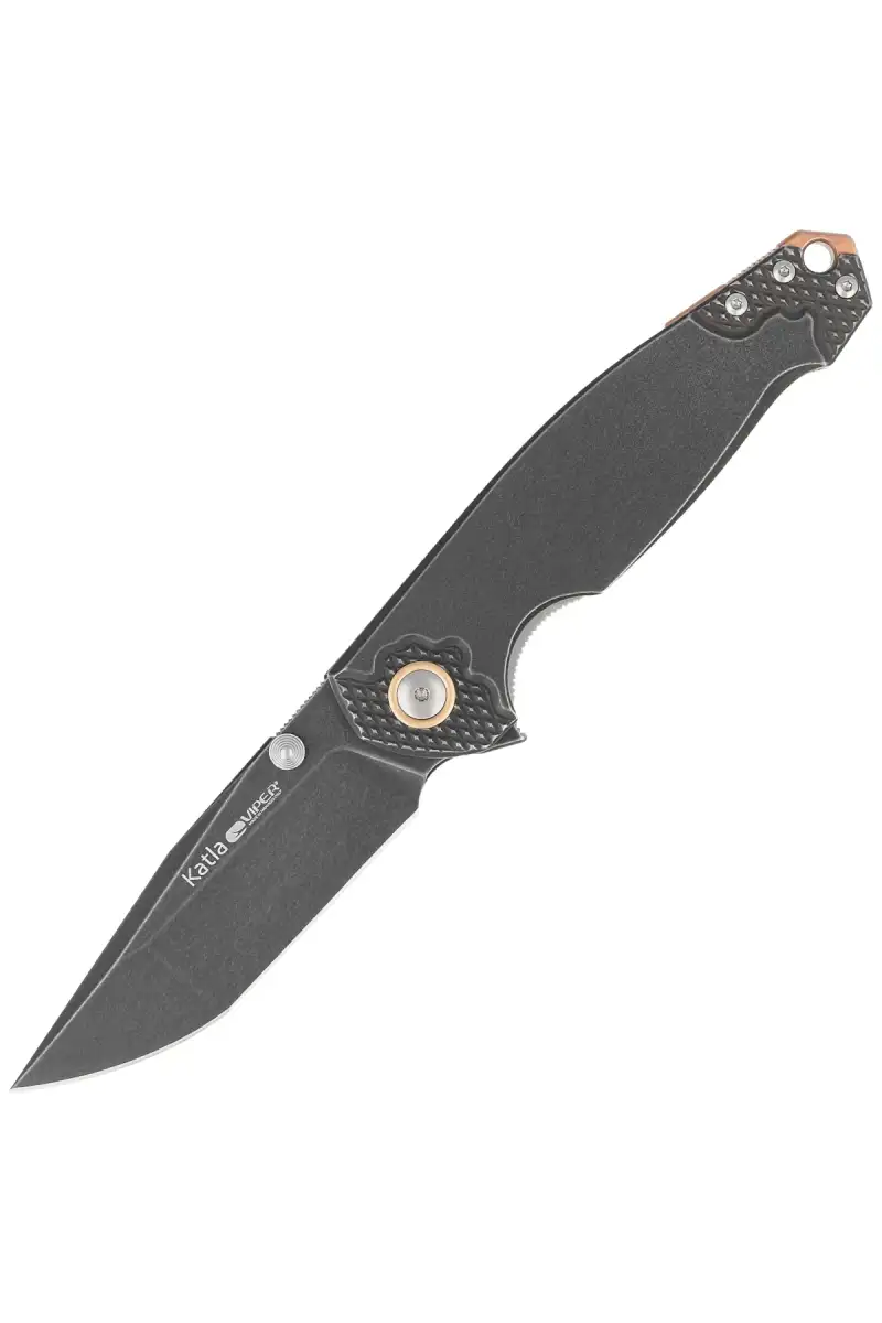 Nóż składany Viper Katla DSW Titanium 3D, Dark Stonewashed M390 by Jasper Voxnæs (V5984TI3D)