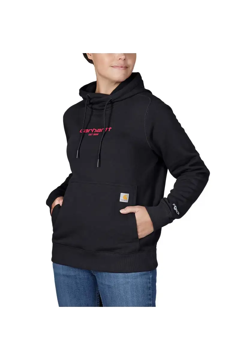 Bluza Carhartt Force Lightweight Logo Black