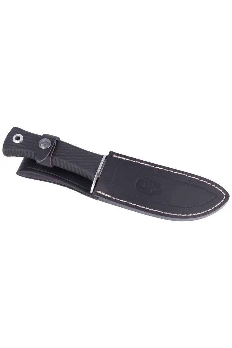 Nóż Muela Aborigen Black Rubber, Satin 160mm (ABOR