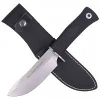 Nóż Muela Aborigen Black Rubber, Satin 160mm (ABOR