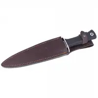Nóż Muela Caribu Remate Rubber Black, Satin 220mm