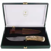 Nóż Muela Braco Deer Stag, Damascus 110mm (BRACO-1