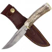 Nóż Muela Braco Deer Stag, Damascus 110mm (BRACO-1
