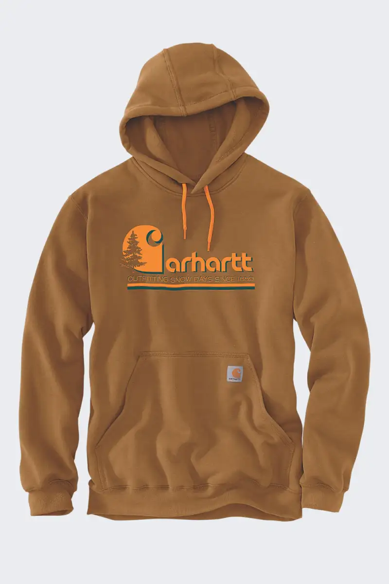 Bluza Carhartt Midweight Tree Graphic Brown