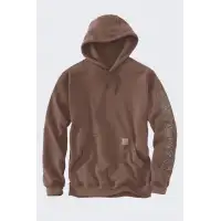 Bluza Carhartt Midweight Logo Sleeve Mocha